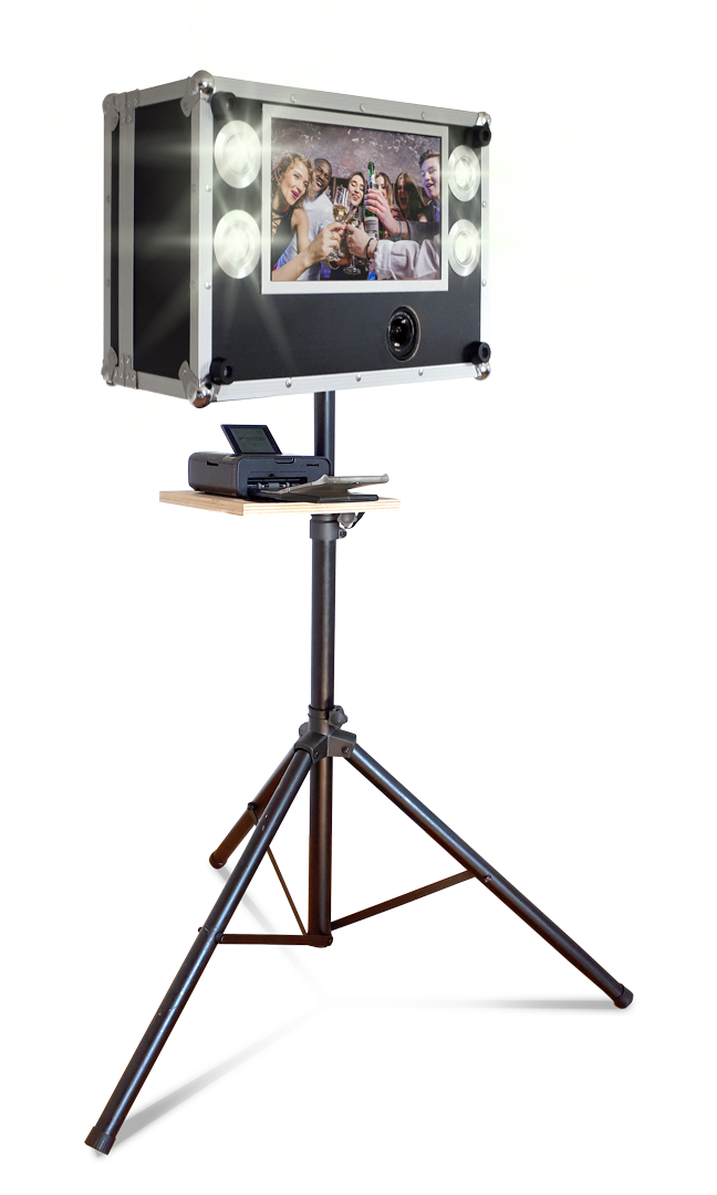Fotobox mit Spiegelreflexkamera